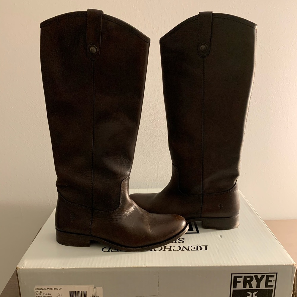 Frye Melissa Button-Bru Boots